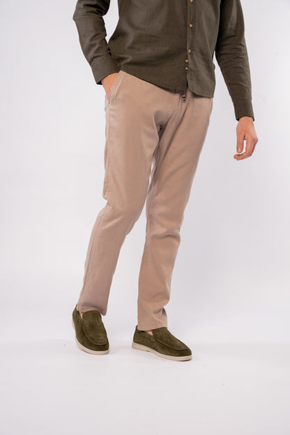 DARK OLIVE LINEN SHIRT