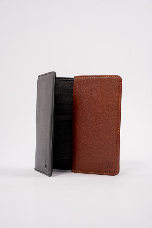 LEATHER CHECKBOOK WALLET