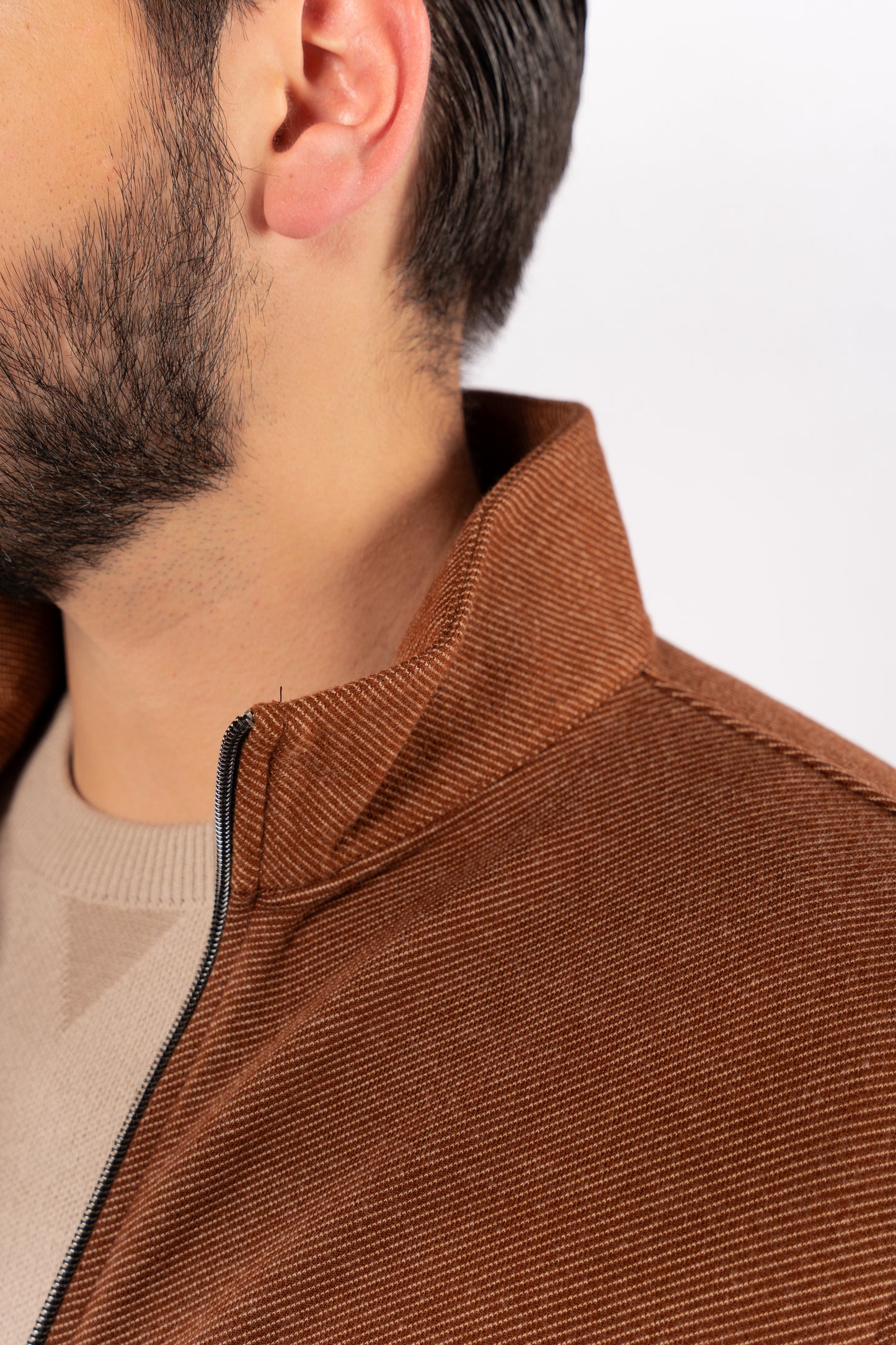 MOCHA SELANIK ZIPPER JACKET