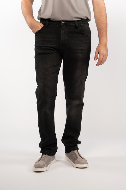 DARK GREY REGULAR DENIM