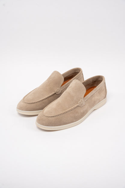 BEIGE SUEDE LOAFER