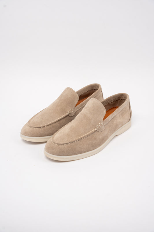 BEIGE SUEDE LOAFER