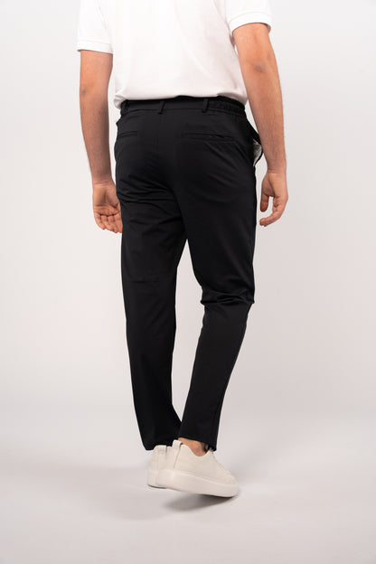 NAVY SEMI CASUAL SPANDEX PANT