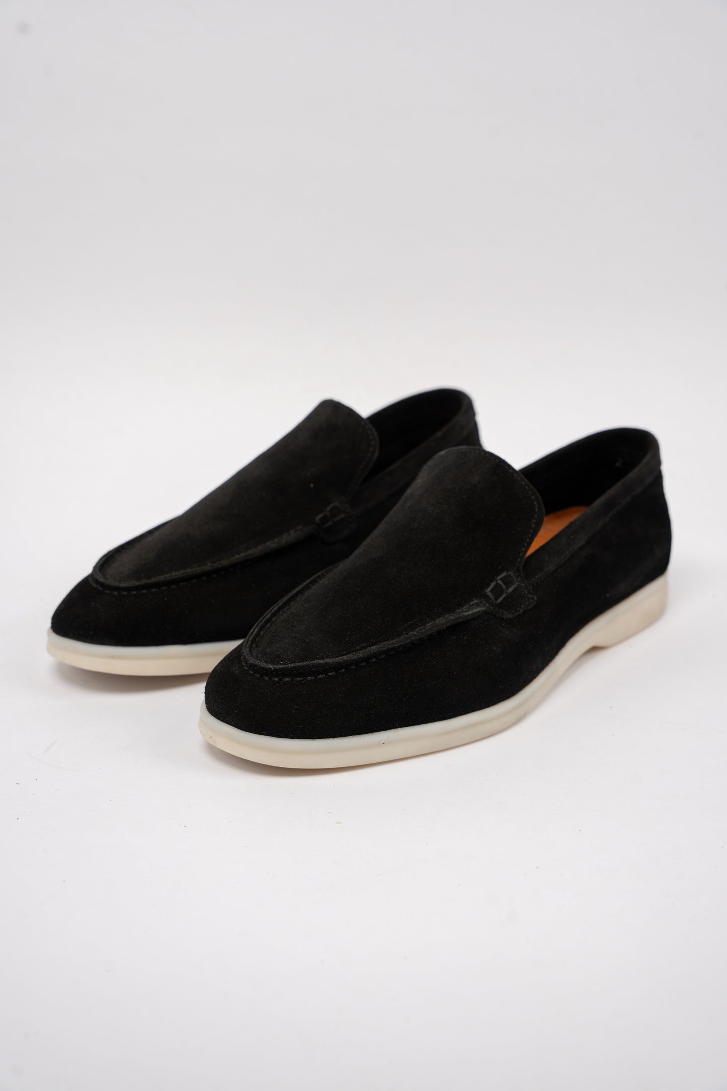 BLACK SUEDE LOAFER