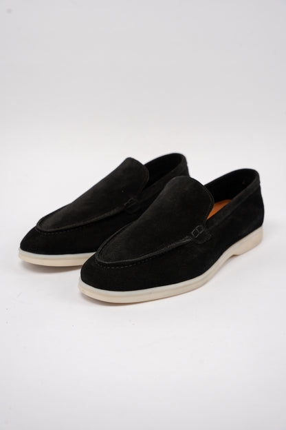 BLACK SUEDE LOAFER