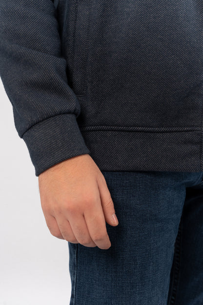 NAVY SELANIK ZIPPER JACKET