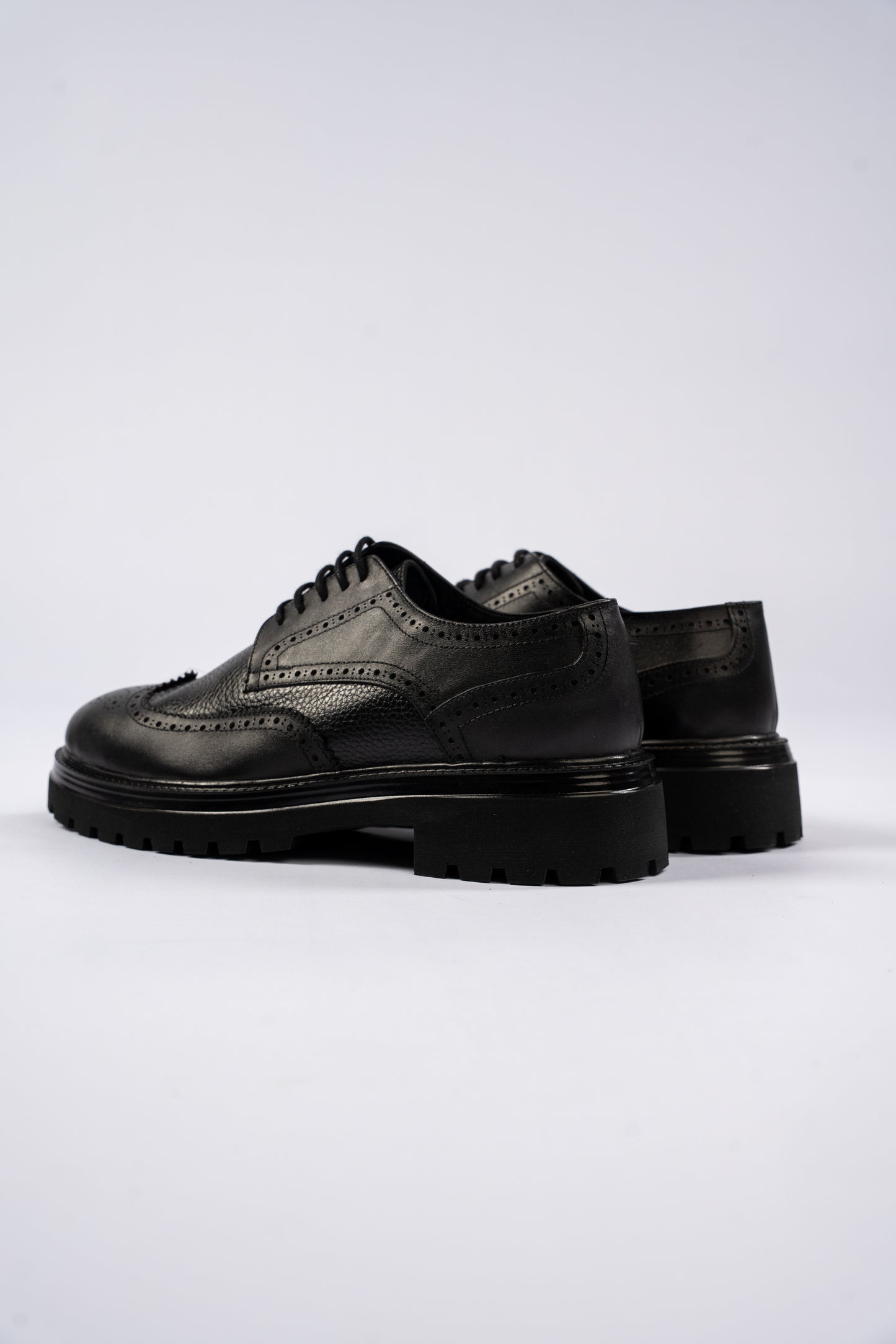 BLACK CASUAL OXFORD SHOE