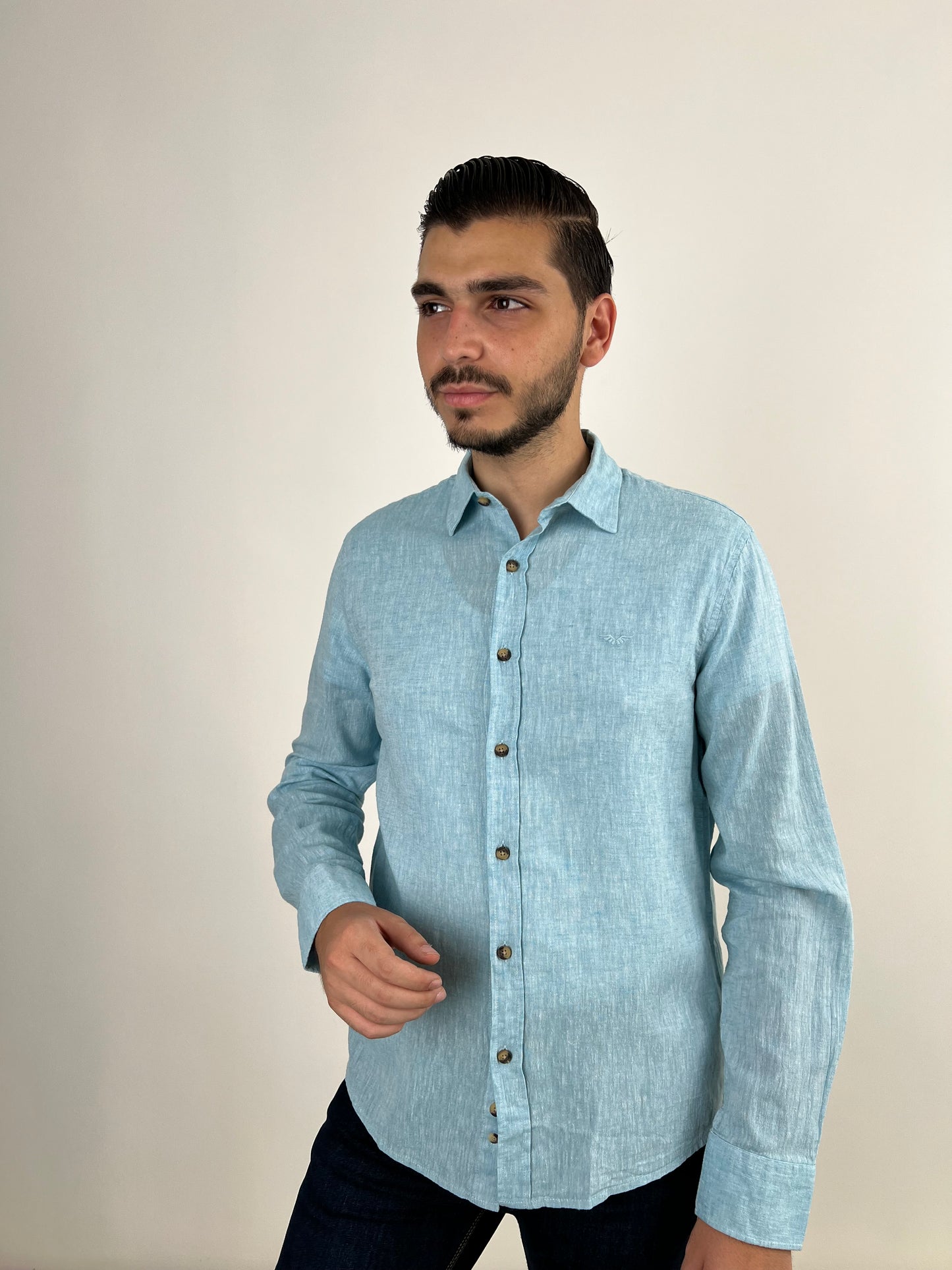 TURKUAZ LINEN SHIRT