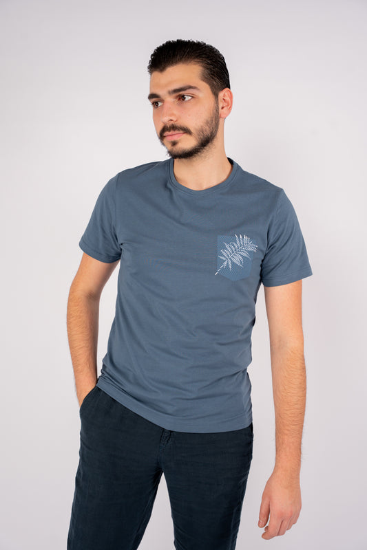 BLUE FEATHER TSHIRT