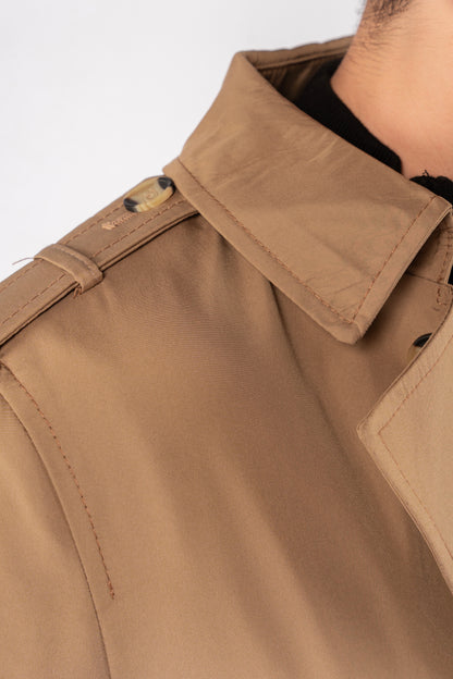 BEIGE ELEGANCE TRENCH COAT