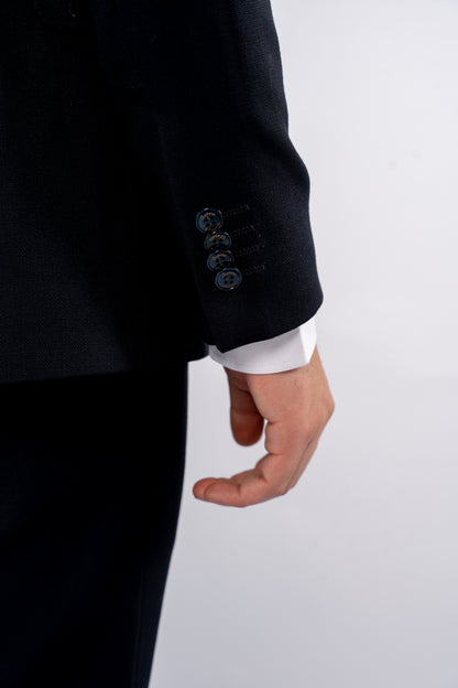 NAVY SUIT DOUBLE SIDED VEST