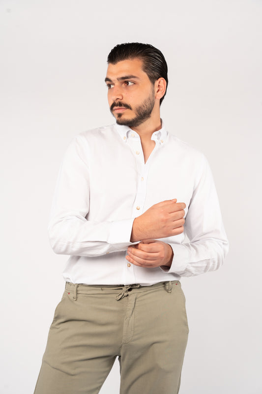 WHITE OXFORD SHIRT
