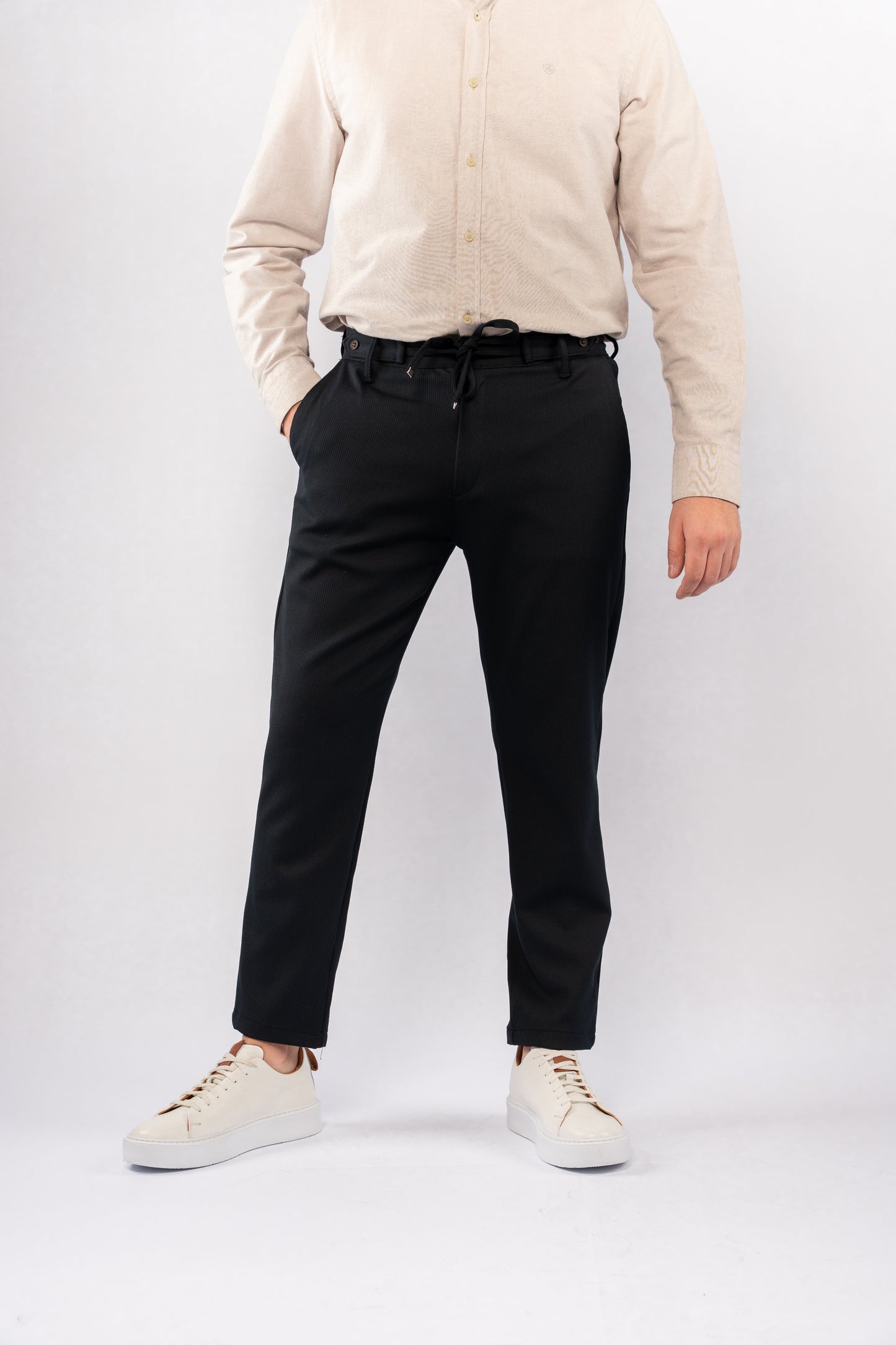 NAVY CASUAL TAILORED PANT
