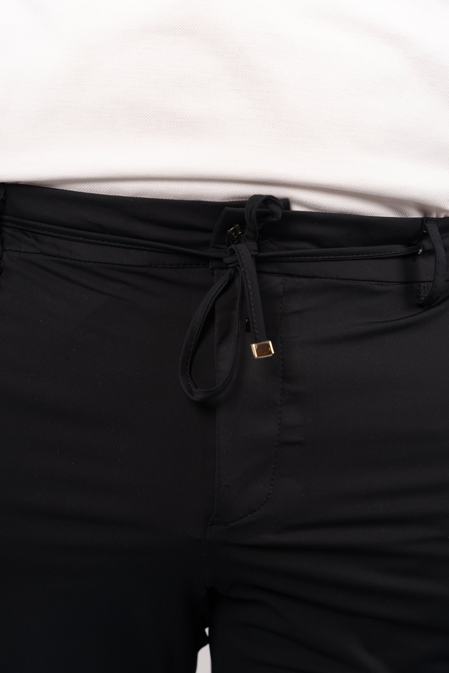 NAVY SEMI CASUAL SPANDEX PANT