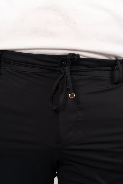 NAVY SEMI CASUAL SPANDEX PANT