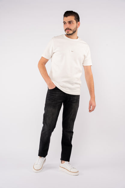 WHITE PIQUET TSHIRT