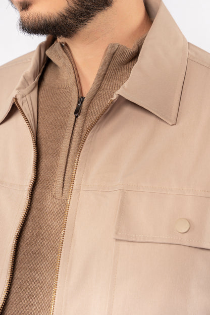 BEIGE FIELD JACKET