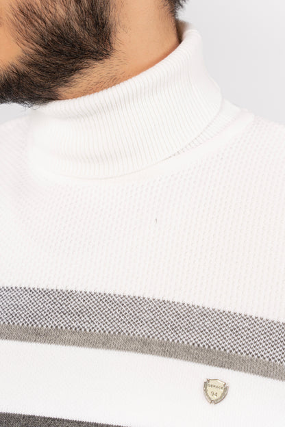 GREY CASUAL TURLENECK