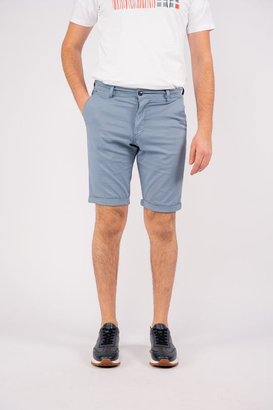 BLUE CHINO SHORT