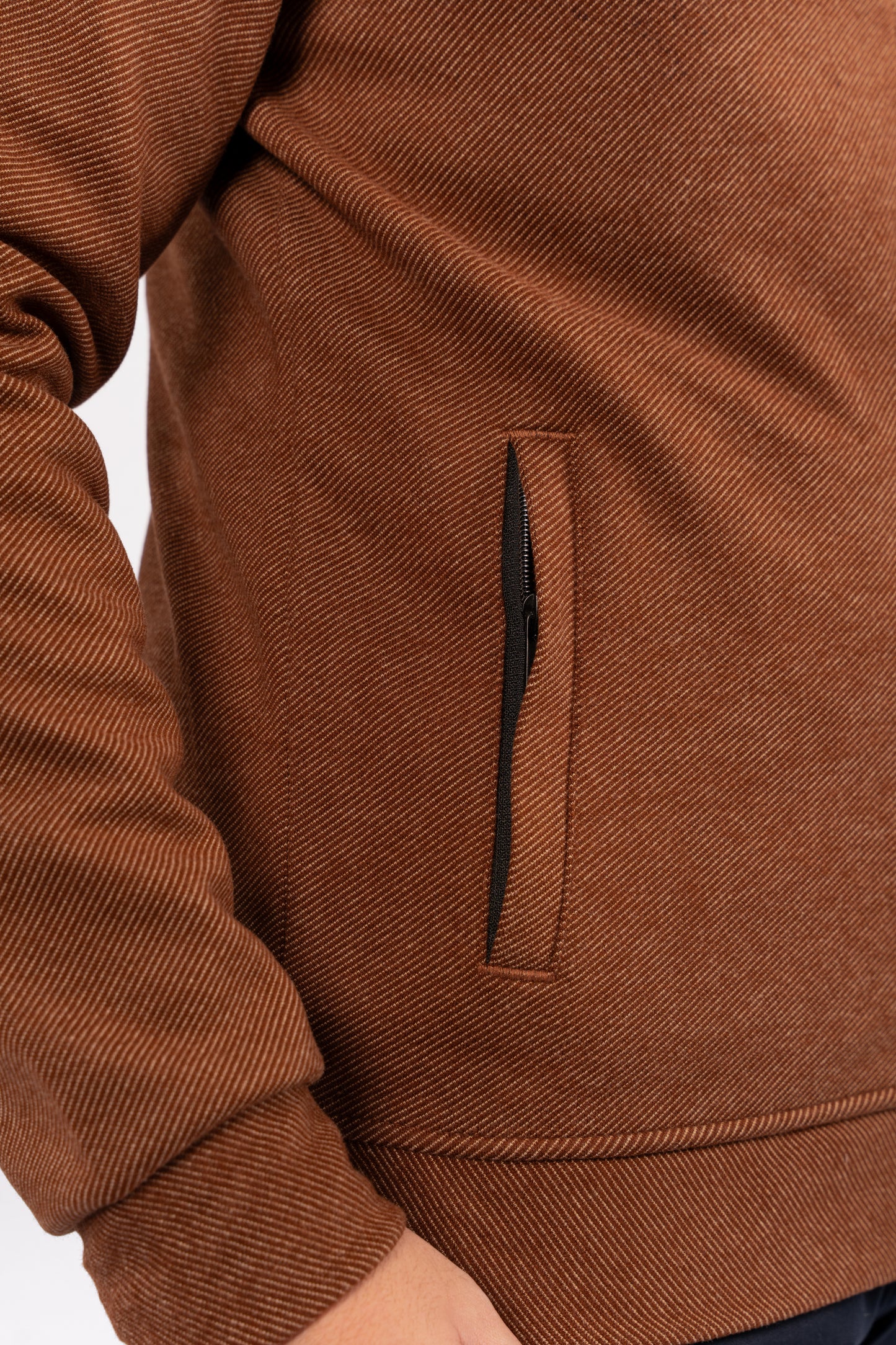 MOCHA SELANIK ZIPPER JACKET