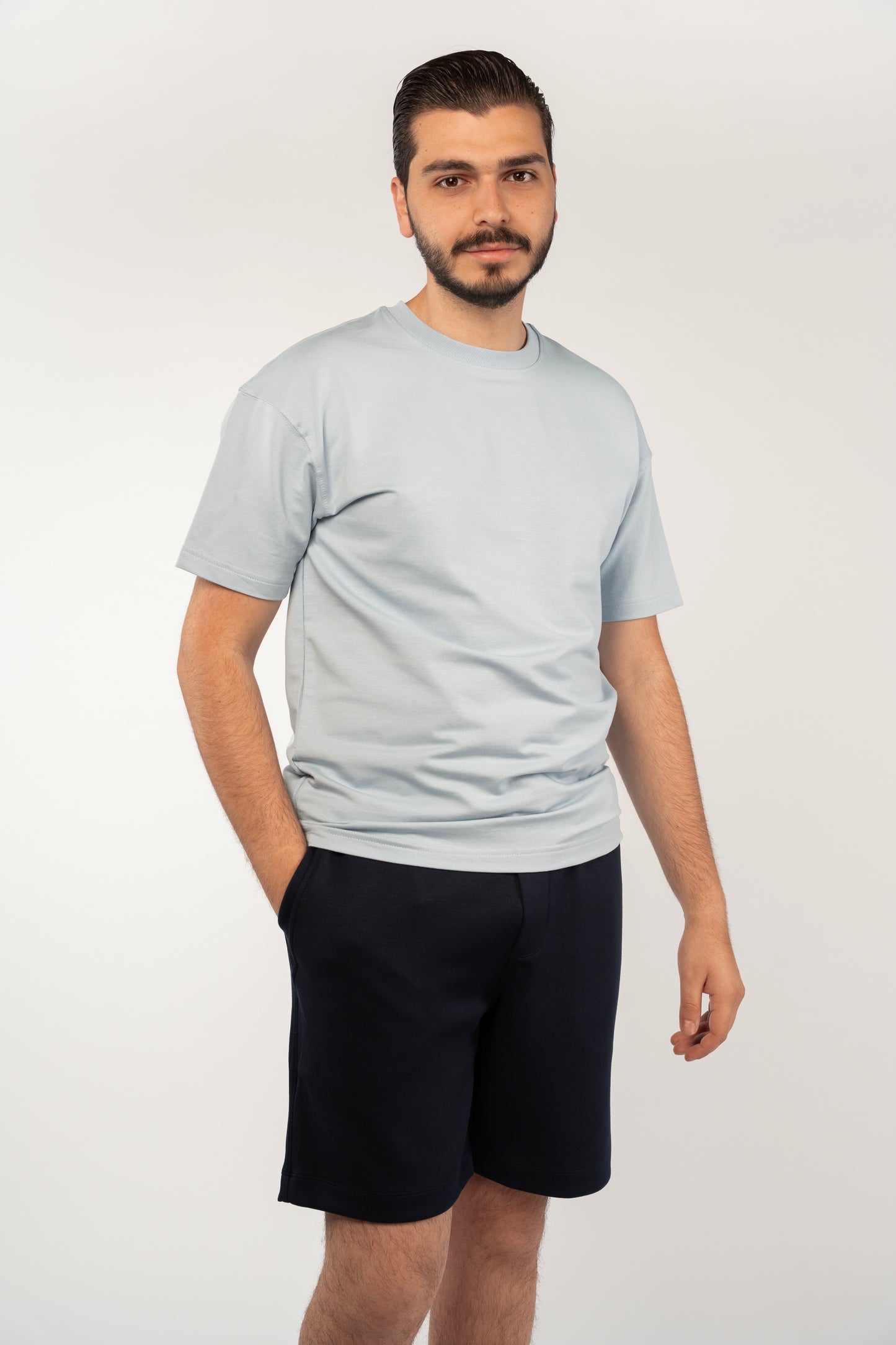 BLUE THICK TSHIRT