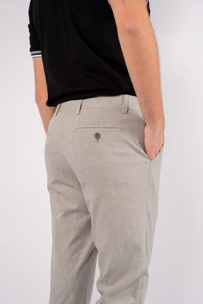 GREY CLASSIC TROUSERS