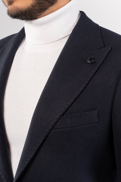 NAVY WOOL BLAZER