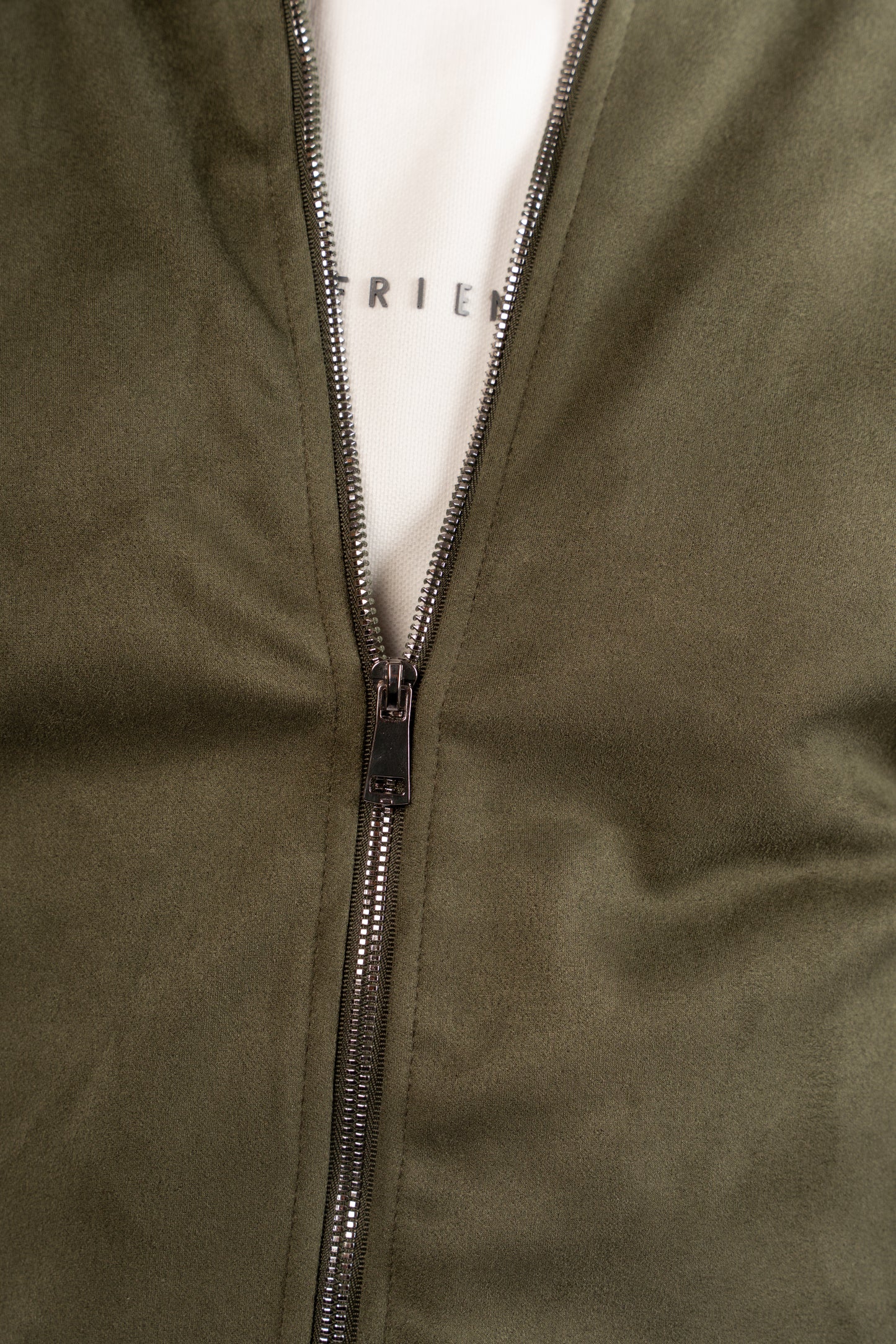 OLIVE SUEDE URBAN JACKET