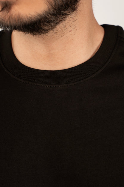 BLACK THICK TSHIRT