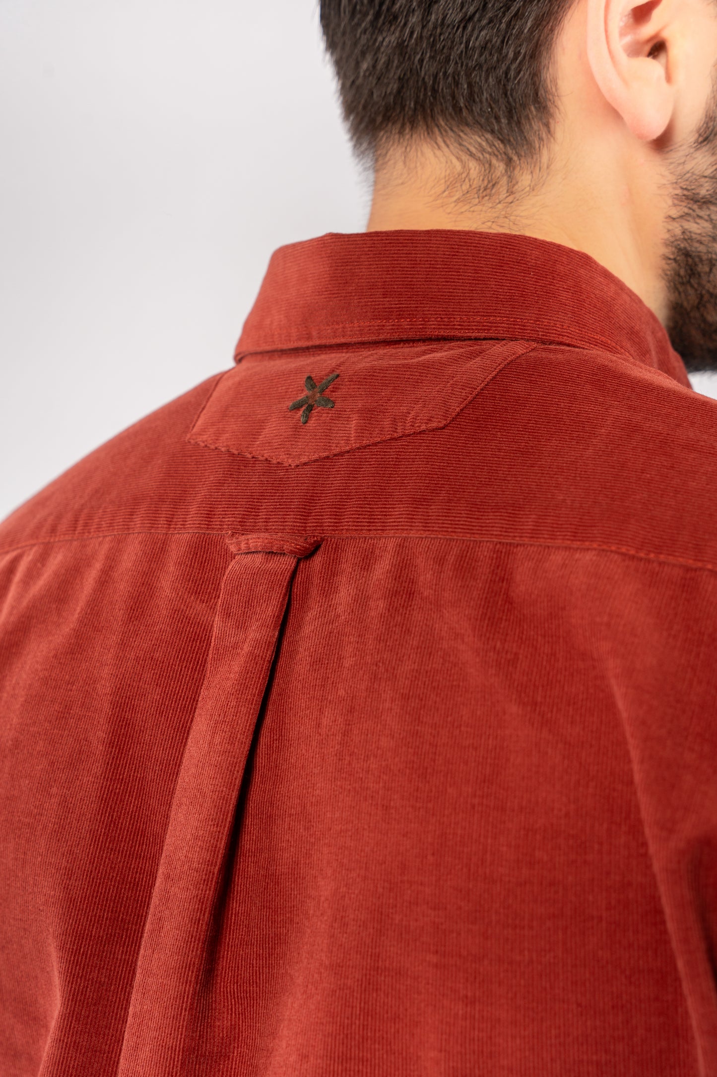 BRICK ELEGANCE VELVET SHIRT