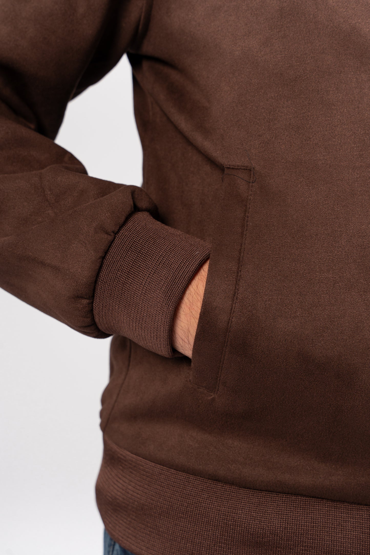 BROWN SUEDE URBAN JACKET