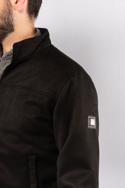 BLACK SUEDE TIMELESS JACKET