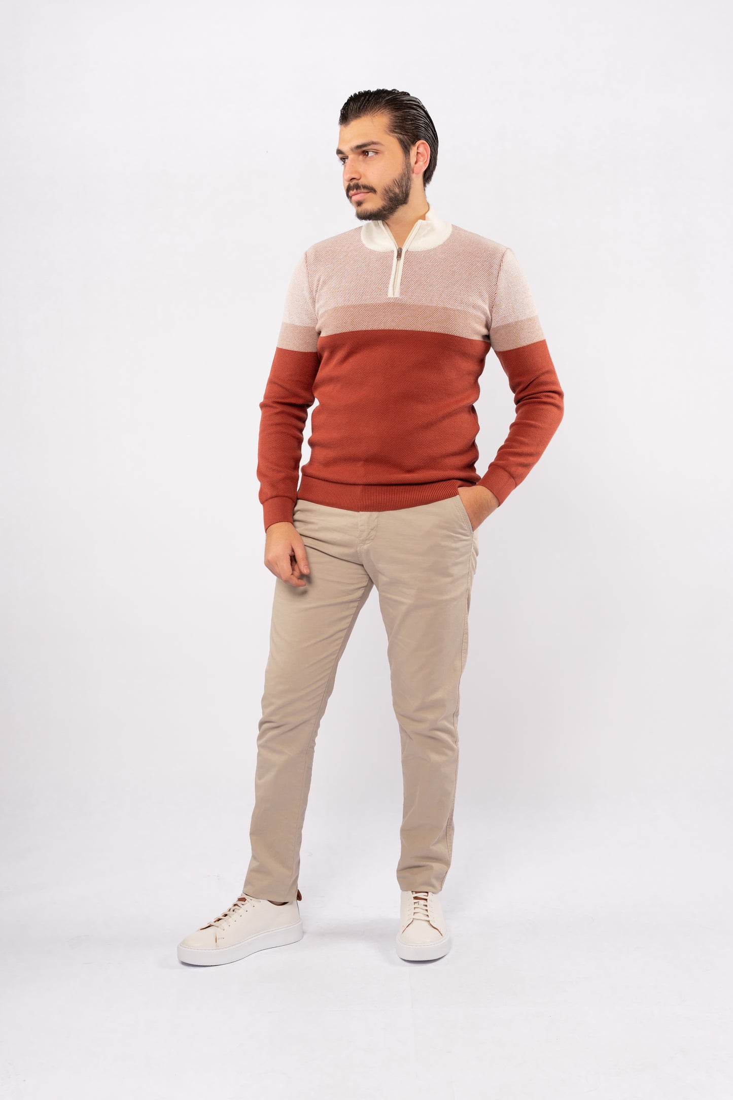 CRANBERRY CASUAL HIGHNECK ZIPPER