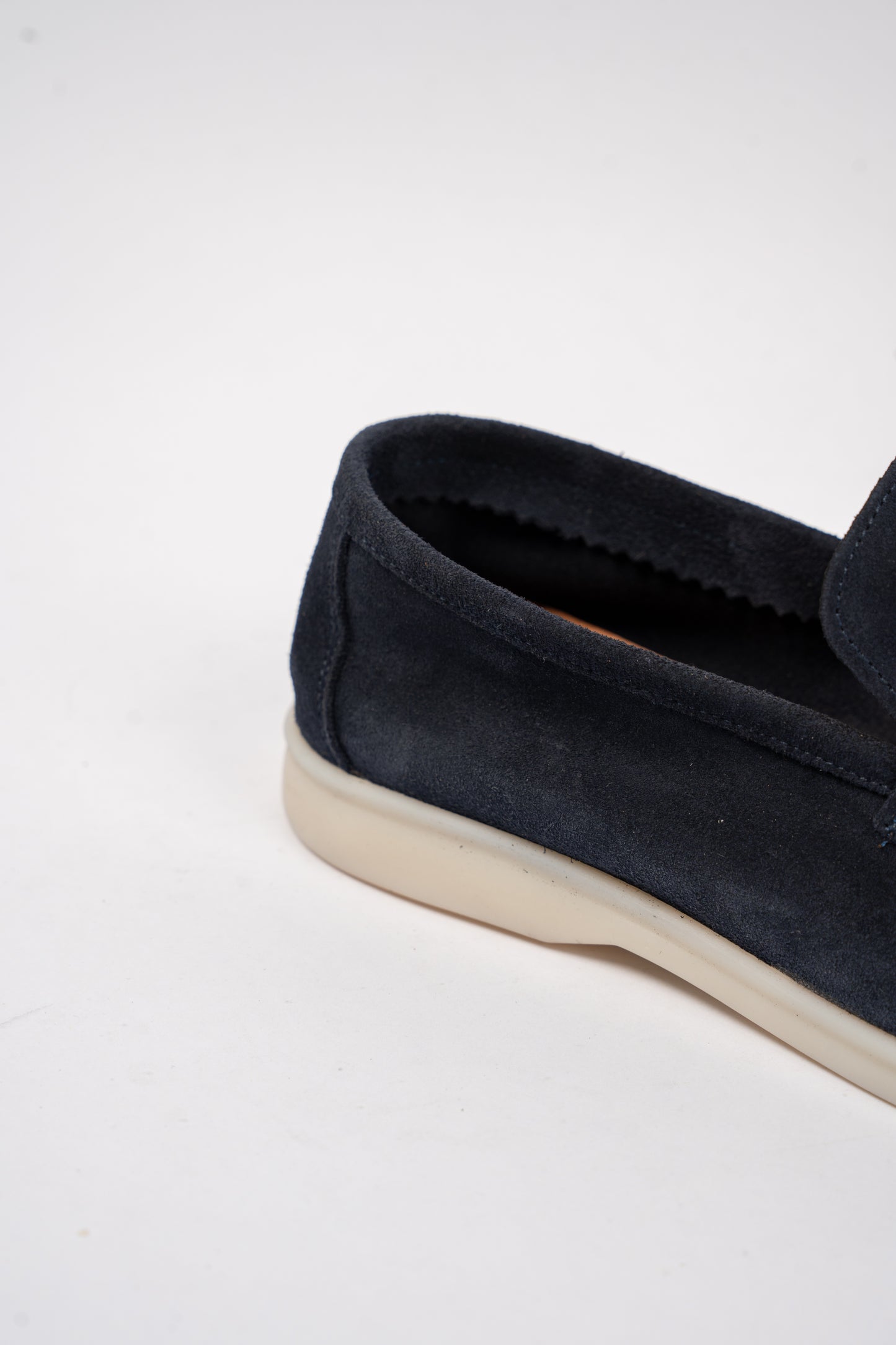 NAVY SUEDE LOAFER