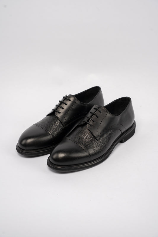 BLACK PREMIUM DERBY SHOE