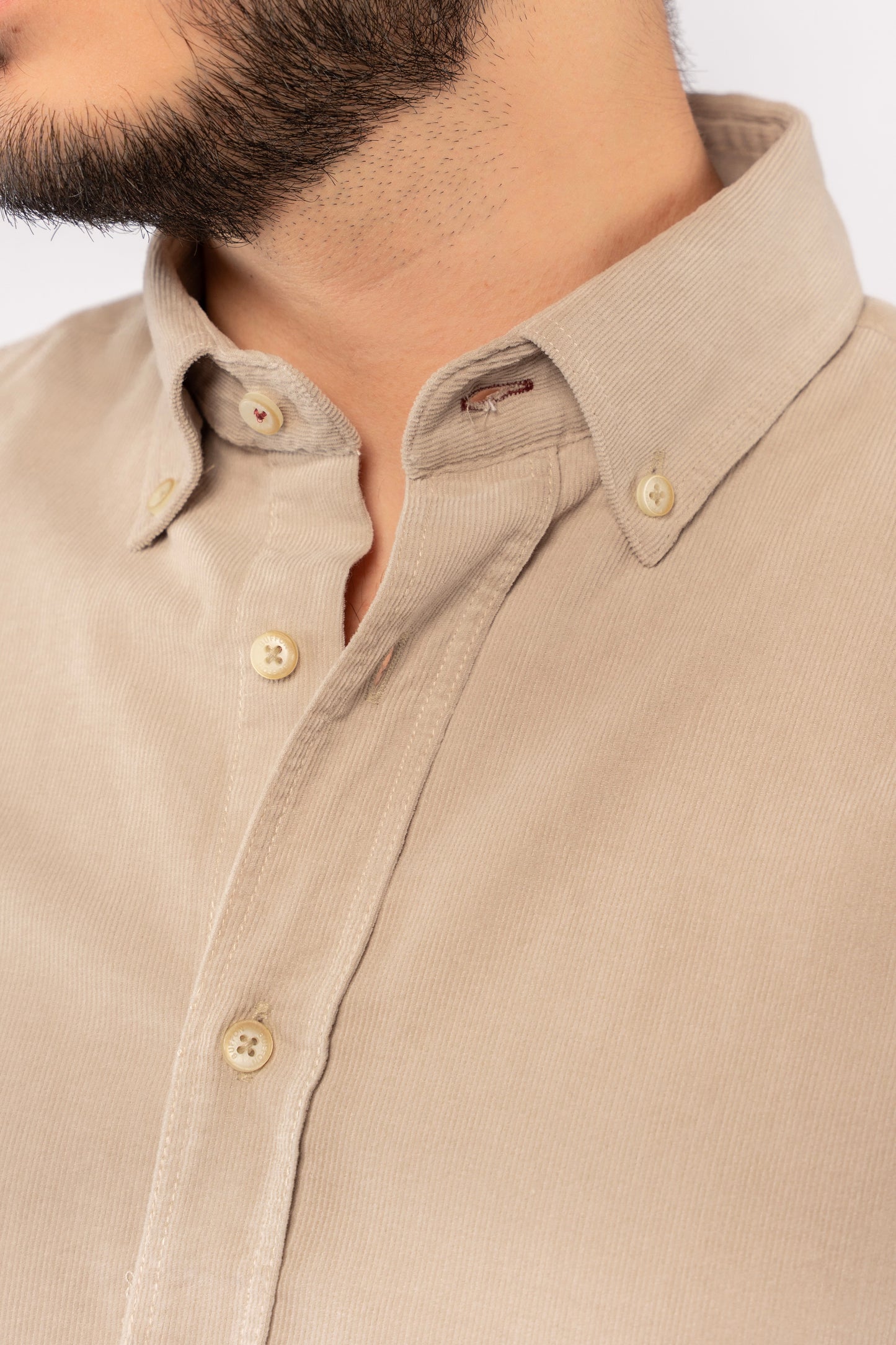 GREY ELEGANCE VELVET SHIRT