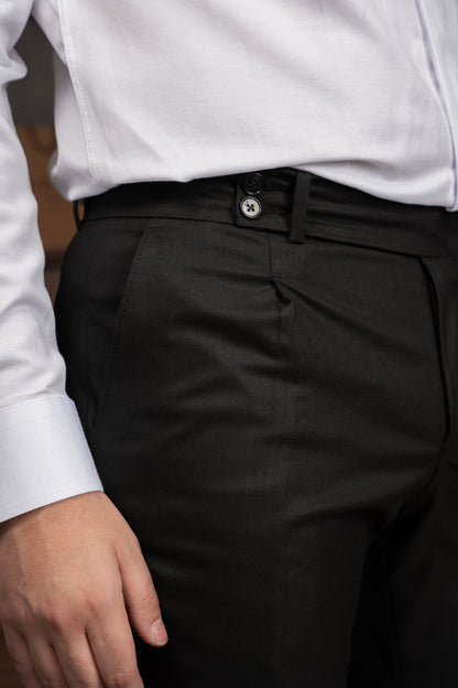 BLACK ITALIAN TROUSERS