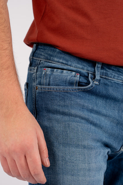 BLUE DENIM SHORT