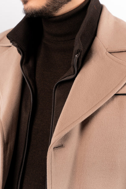 BEIGE TIMELESS WOOL COAT
