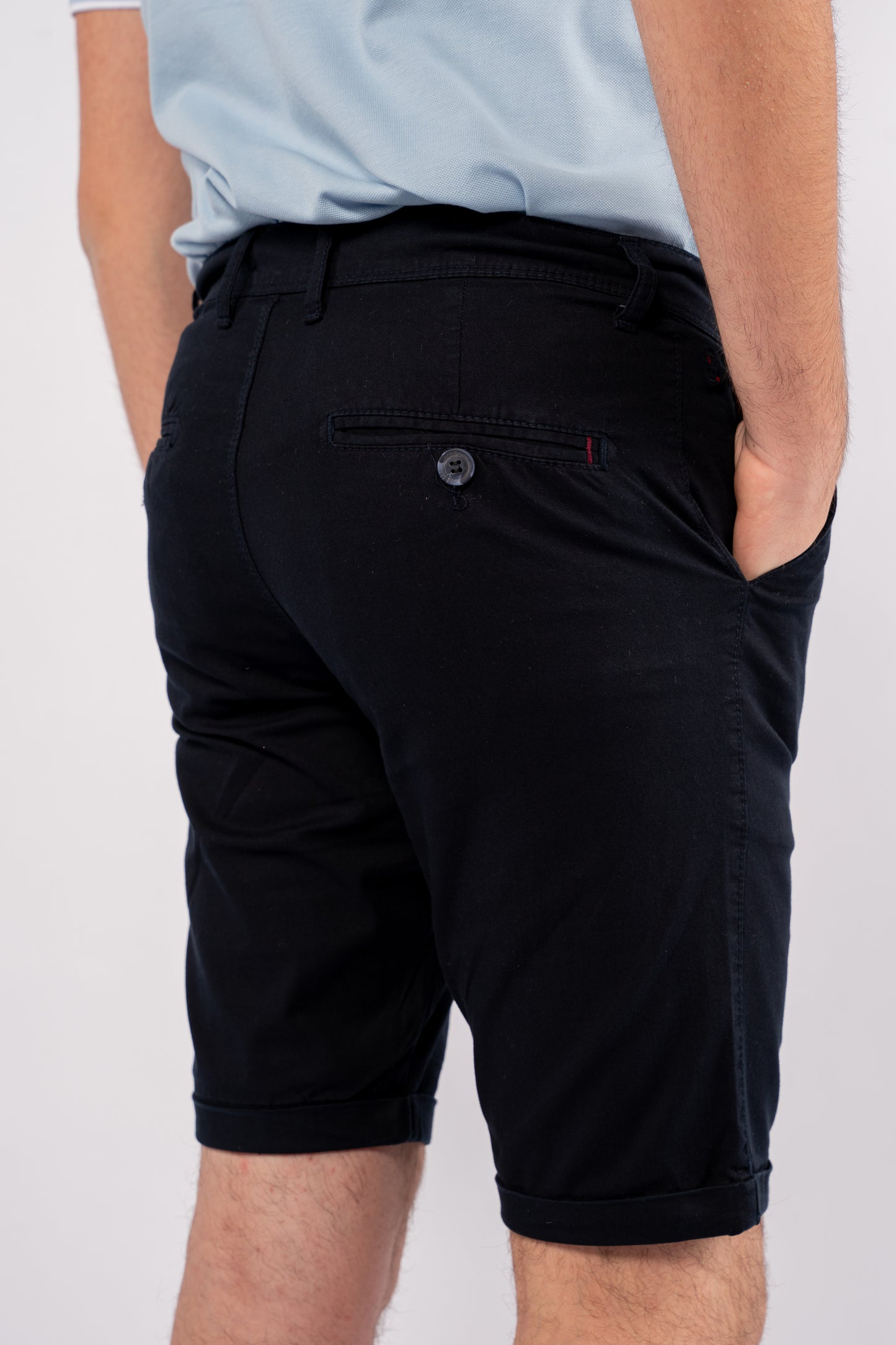 NAVY CHINO SHORT