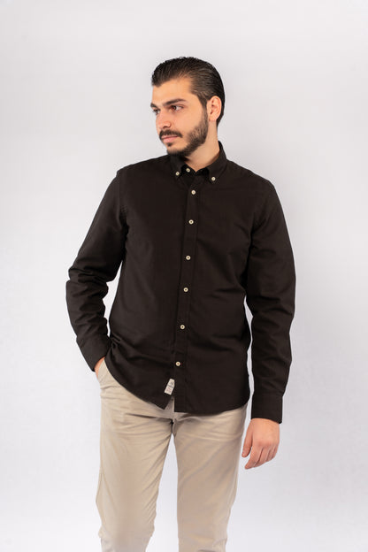 BLACK TIMELESS OXFORD SHIRT