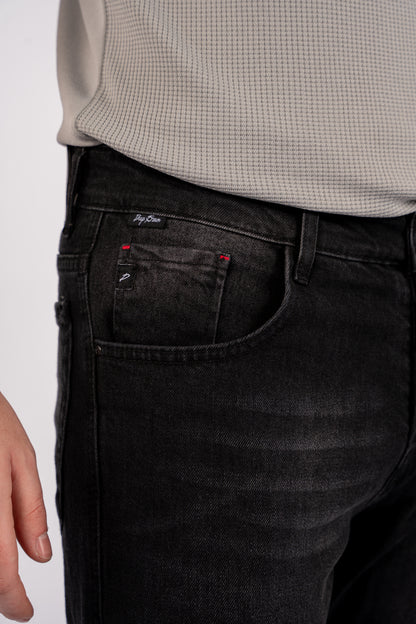 DARK GREY SLIM FIT DENIM