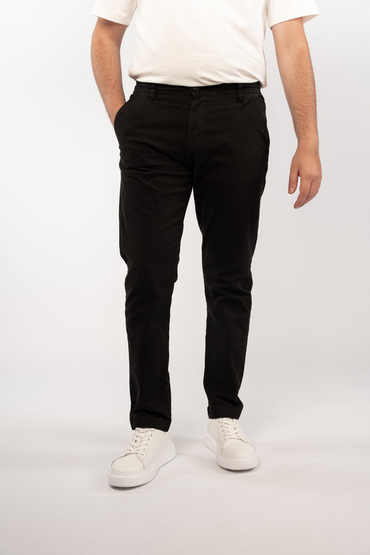 BLACK CASUAL CHINO PANT