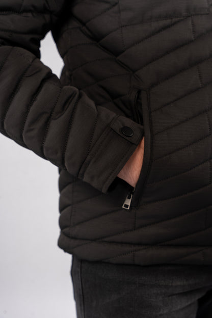 BLACK PARKA JACKET