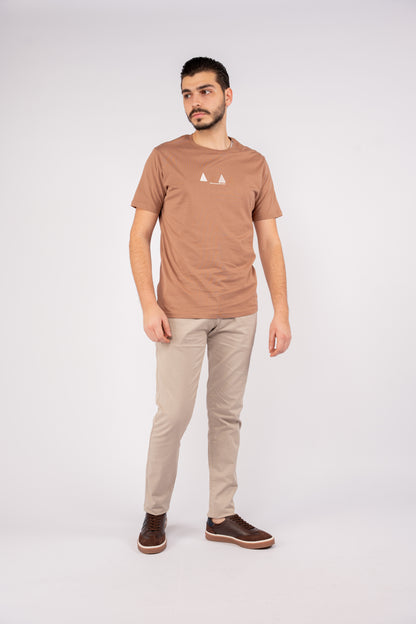 MOCHA TRIANGLES TSHIRT