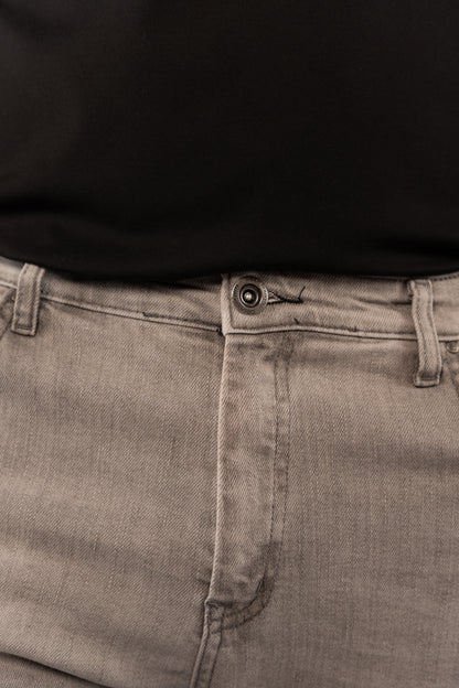 LIGHT GREY REGULAR DENIM