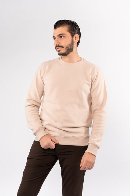BEIGE SELANIK ROUNDNECK SWEATER