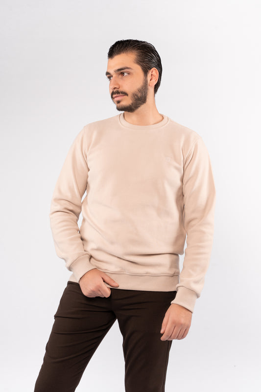 BEIGE SELANIK ROUNDNECK SWEATER