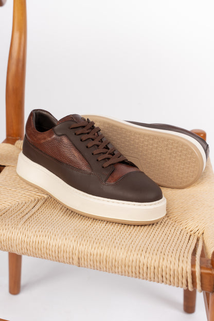 DUALTONE BROWN SNEAKER