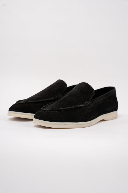 BLACK SUEDE LOAFER